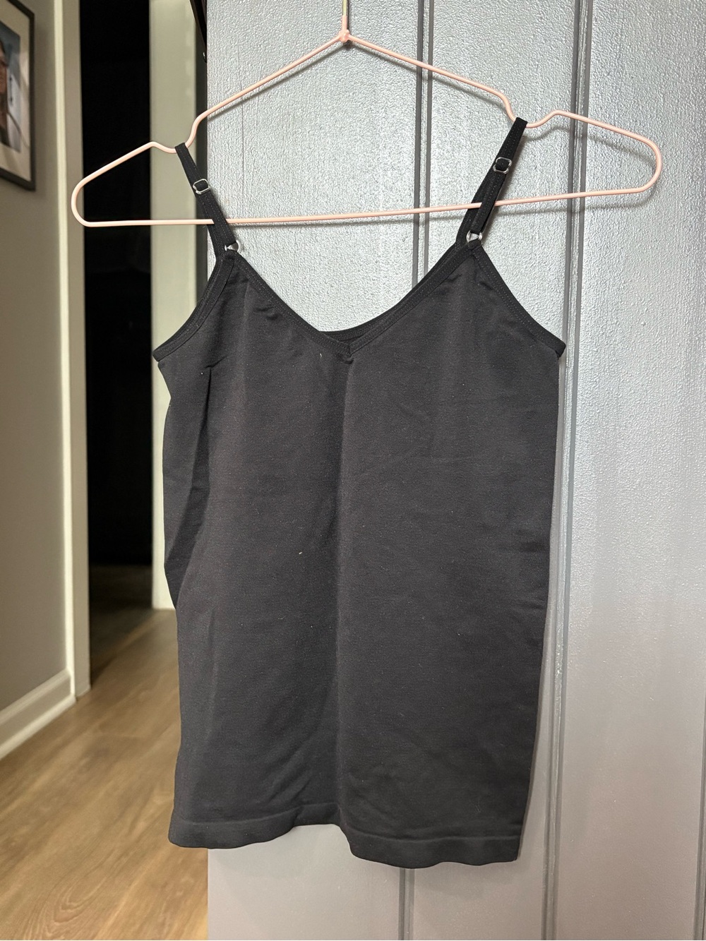 Maidenform Black Tank with Adjustable Straps